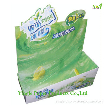 Coffee PDQ Box Counter Display Stand (PDQ-YL0288)